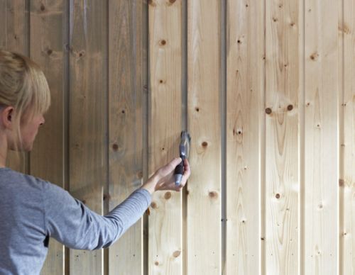 Måla panelväggar (1)